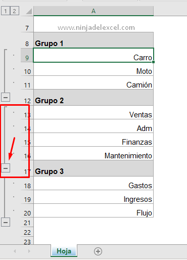 Cómo Usar la Herramienta Agrupar en Excel muy facil y rapido
