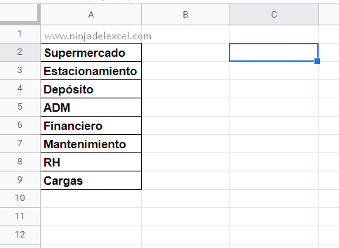 Cómo crear, editar y eliminar una lista desplegable en Google Sheets