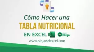 Cómo-hacer-una-tabla-nutricional-en-Excel