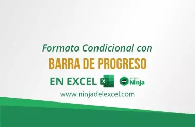 Formato Condicional con Barra de Progreso en Excel