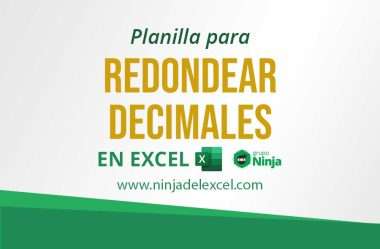 Planilla para Redondear Decimales en Excel