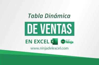 Tabla Dinámica de Ventas en Excel