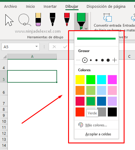 Cómo dibujar en Excel paso a paso