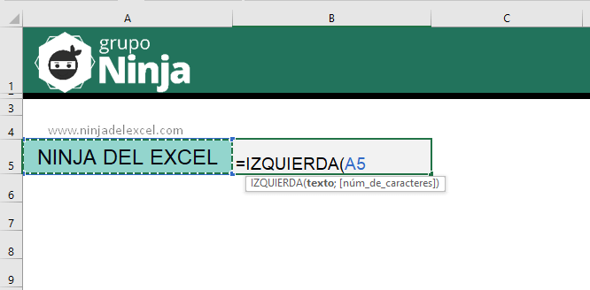 Qué es subcadena en Excel paso a paso