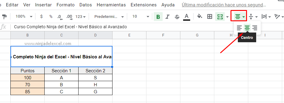 Como Combinar Celdar en Google Sheets muy practico y rapido