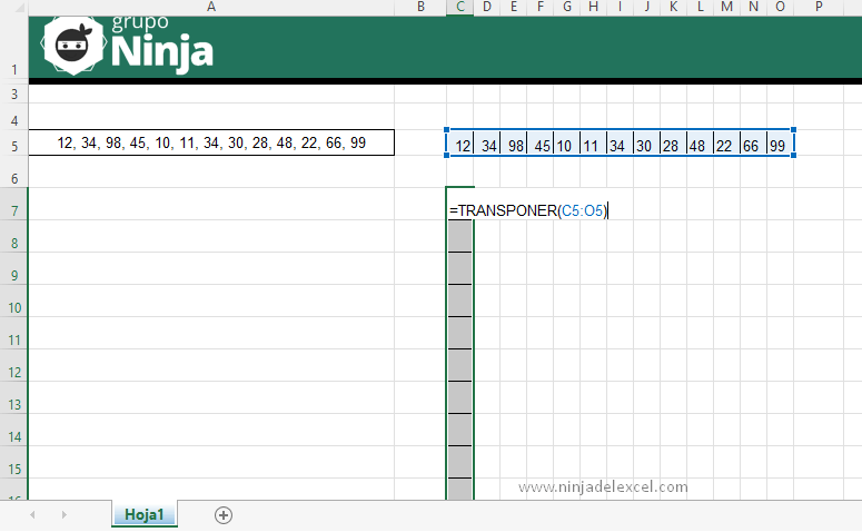 Texto para columnas en vertical en Excel curso de excel