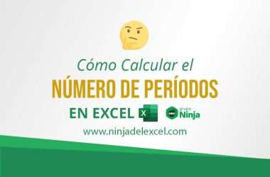 Cómo calcular el número de períodos en Excel
