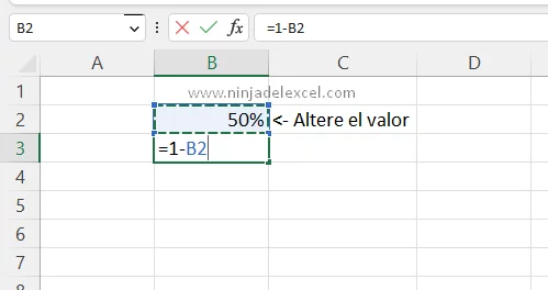 Fórmula Para Gráfico de Anillos en Excel paso a paso