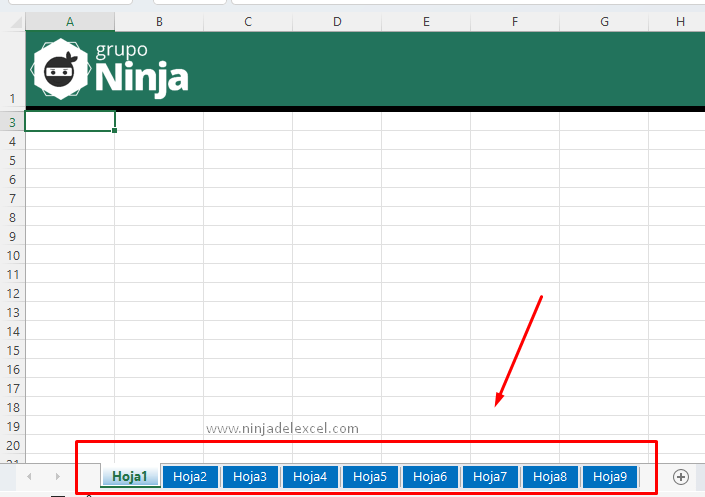 Eliminar Varias Pestañas a la Vez en Excel