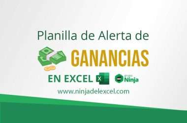 Planilla de Alerta de Ganancias en Excel