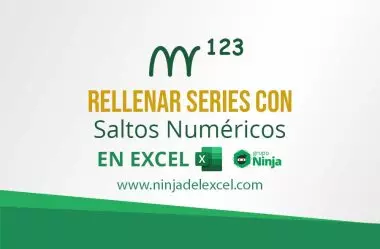Rellenar Series con Saltos Numéricos en Excel