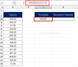 Qu Es Y C Mo Calcular La Desviaci N Est Ndar En Excel Ninja Del Excel