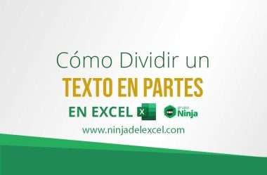 Cómo Dividir Texto en Partes en Excel (sin fórmula)