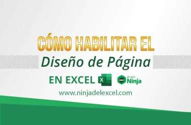 Cómo Activar el Diseño de la Página en Excel