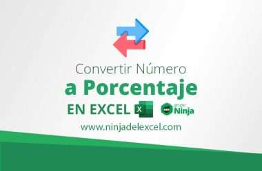 Convertir Número a Porcentaje en Excel