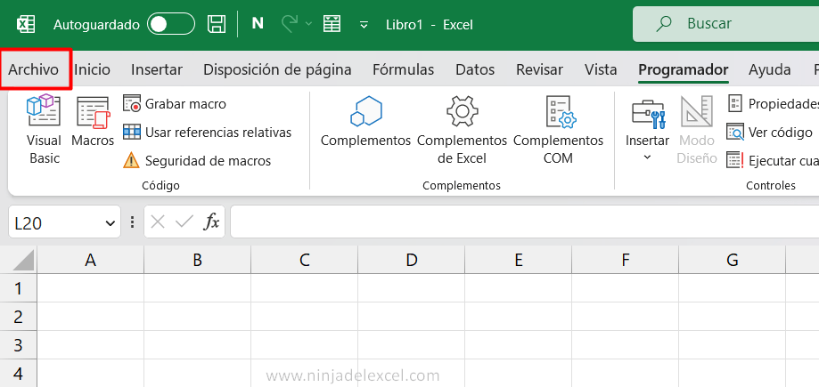 Guardar la Hoja de Cálculo de PDF en Excel