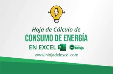 Hoja de cálculo de consumo de energía en Excel
