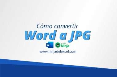 Cómo Convertir Word a JPG