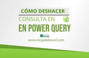 Cómo Deshacer Cambios en Power Query