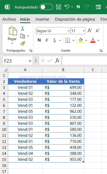 Organizar Tablas de Ventas en Columnas en Excel