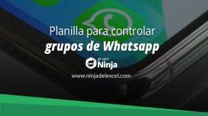 Planilla para Controlar Grupos de Whatsapp