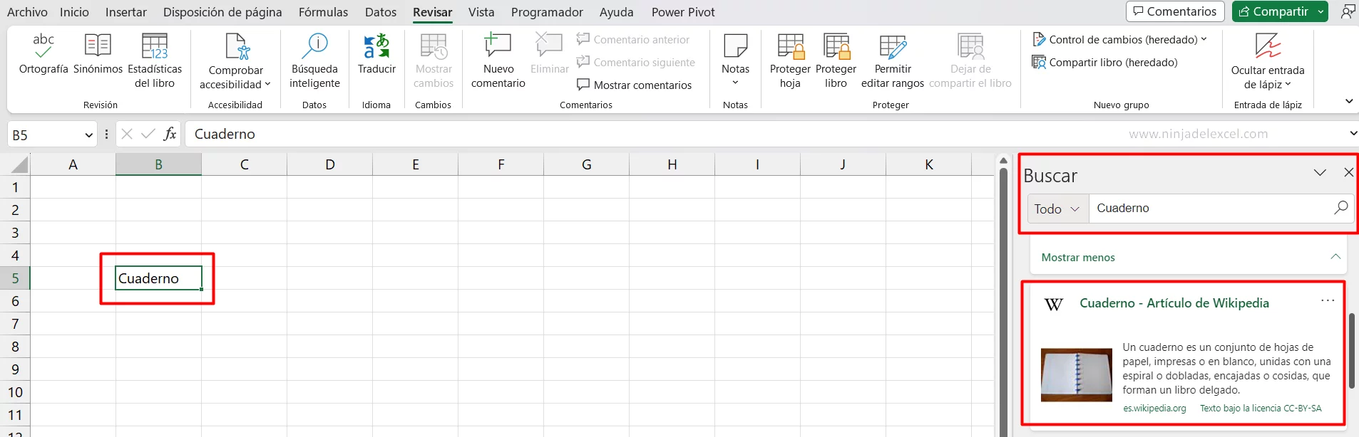 Búsquedas Inteligentes en Excel