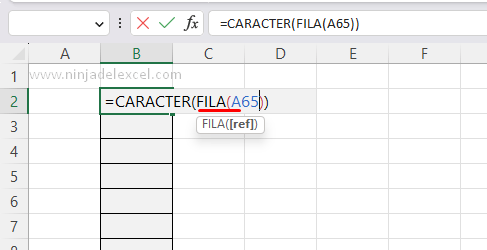Aprenda Crear Alfabeto con Fórmulas en Excel