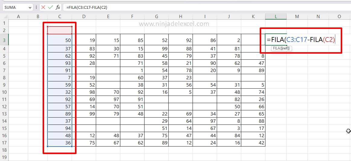 Aprenda Multiplicar Filas y Columnas en Excel