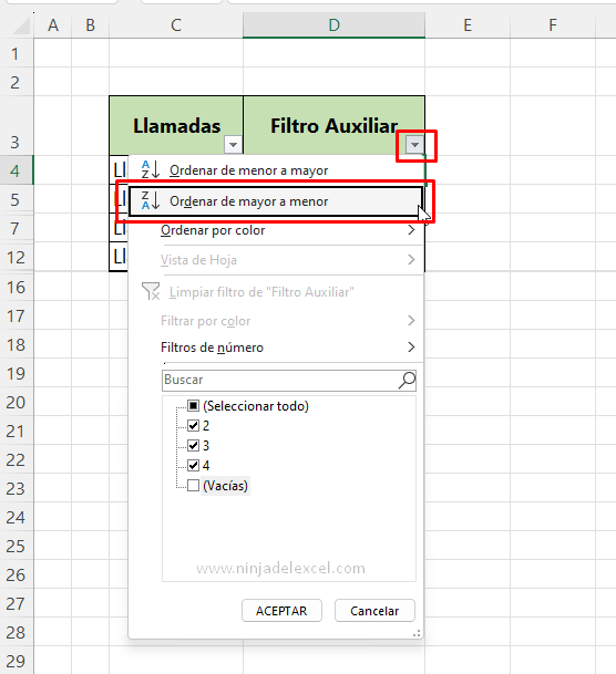 Aprende Ordenar y Filtrar por Frecuencia en Excel