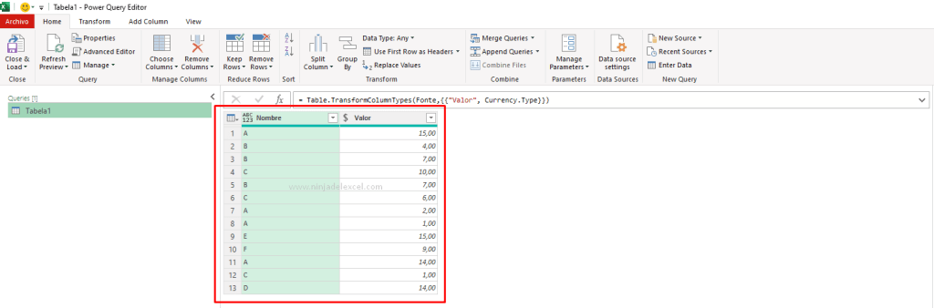 Columna Dinámica En Power Query - Ninja Del Excel