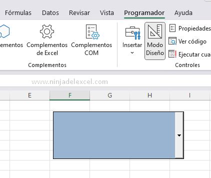 Como Cambiar el Color de Fondo del Cuadro Combinado en Excel