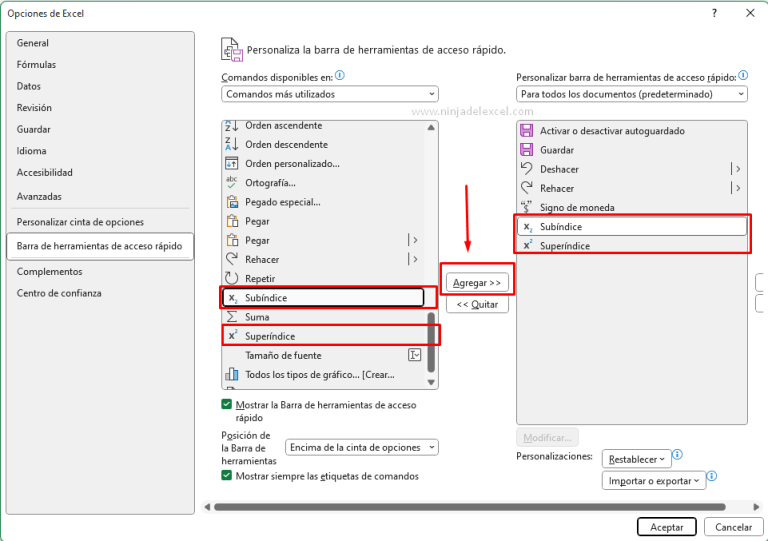 Cómo Crear Accesos Directos a la Barra de Herramientas en Excel - Ninja ...