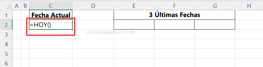 Cómo Extraer las Últimas Tres Fechas del Mes en Excel