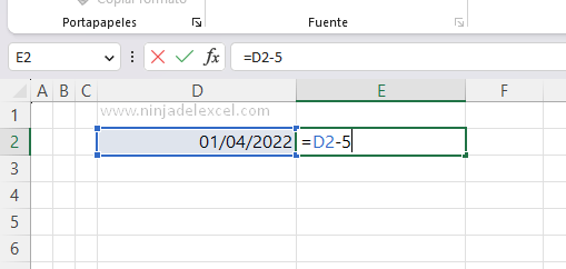 Cómo Sumar Fechas con Números en Excel