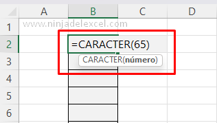 Crear Alfabeto con Fórmulas en Excel