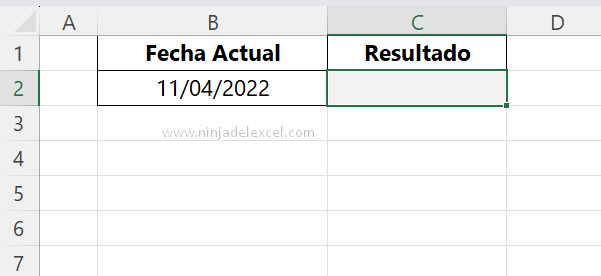Devolver el Primer Día del Mes Actual en Excel