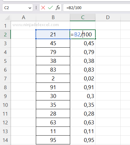Formas de Convertir Números a Porcentajes en Excel