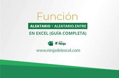 Función ALEATARIO y ALEATARIO.ENTRE en Excel (GUÍA COMPLETA)