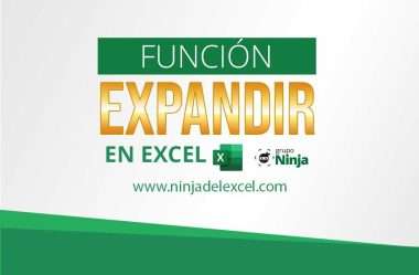 Función EXPANDIR en Excel