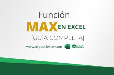 Función MAX en Excel [GUÍA COMPLETA]