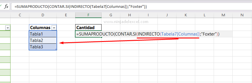 Paso a Paso Planilla para Contar Nombres en Tablas Separadas en Excel