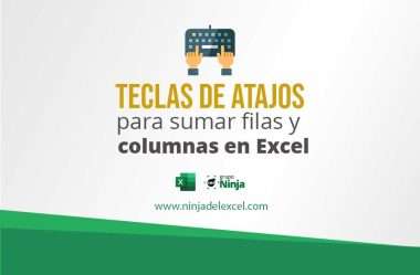 Teclas de Atajos Para Sumar Filas y Columnas en Excel