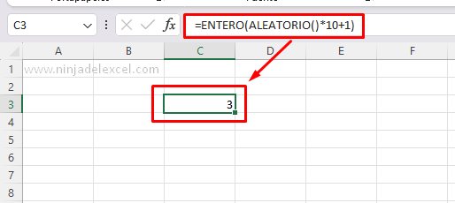 Buscar Función ALEATARIO y ALEATARIO.ENTRE en Excel