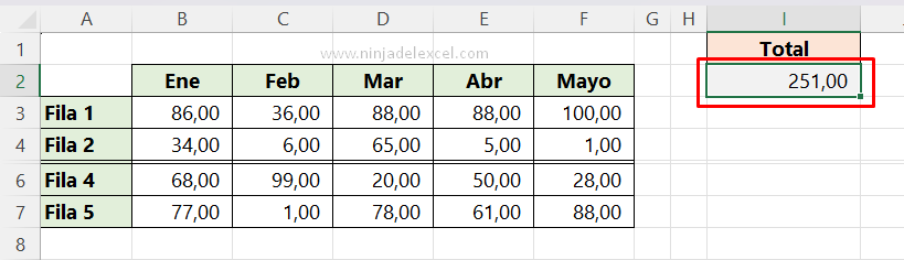 Buscar Función SUBTOTALES en Excel