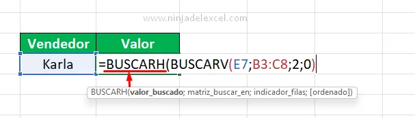 Funciones BUSCARH + BUSCARV