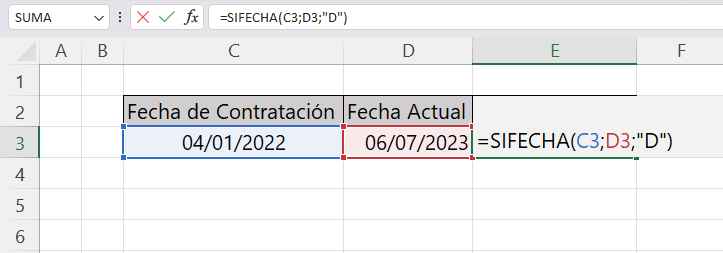Paso a Paso Cómo Calcular el Tiempo de Contratación en Excel