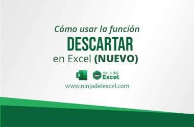 Cómo usar la función DESCARTAR en Excel (NUEVO)